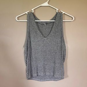 Sweater tank top